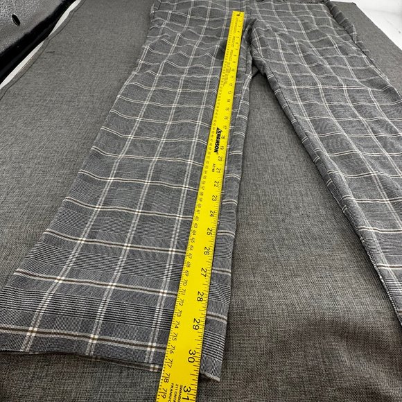 Lane Bryant Plaid Pants‎ Straight Plus 26 Elastic Stretch Waist - Picture 6 of 15